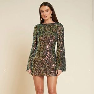 Runaway the Label Victoria Mini Dress - Black